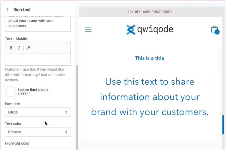 Image for What Are Shopify Sections And How Do They Transform Your Shopify Website?